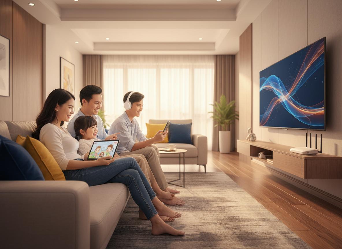 HOME SÀNH VNPT: Giải pháp Internet & Di động trọn gói cho gia đình.