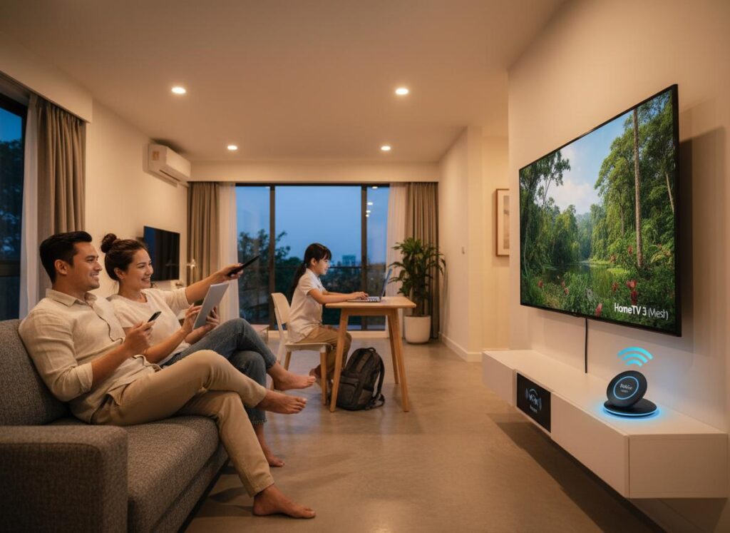 HomeTV 3 (Mesh): Giải pháp Wi-Fi không điểm chết, Internet 1Gbps VNPT