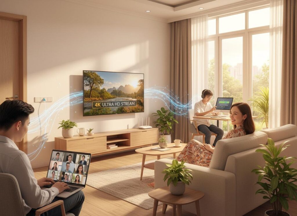 Internet VNPT Fiber 5: Cam kết 500Mbps, IP Tĩnh, Băng thông Quốc tế mạnh mẽ