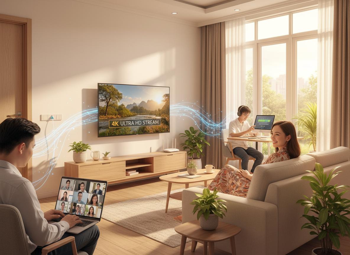 Internet VNPT Fiber 5: Cam kết 500Mbps, IP Tĩnh, Băng thông Quốc tế mạnh mẽ