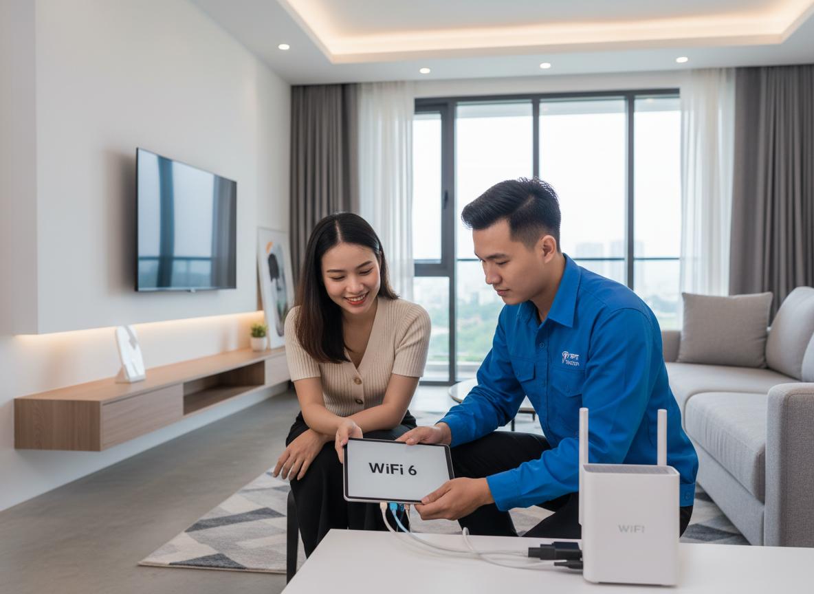 Lắp đặt Internet VNPT khu đô thị Phú Mỹ Hưng: WiFi 6, phủ sóng toàn diện