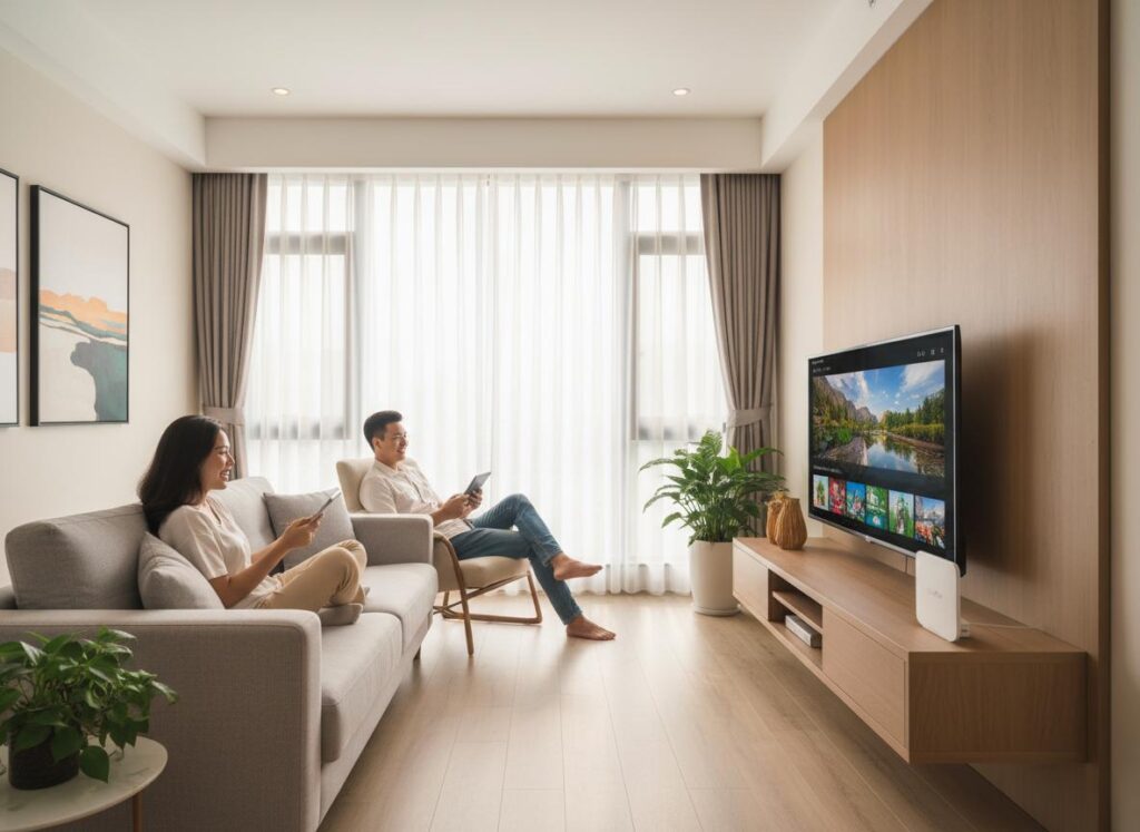 Lắp Internet tốc độ cao tại căn hộ Celesta Rise