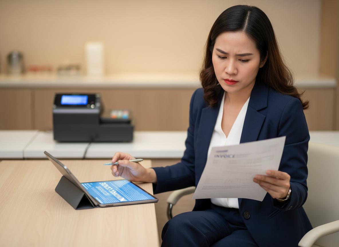 Mẫu hoá đơn máy tính tiền: Tuân thủ NĐ 70/2025, tránh phạt