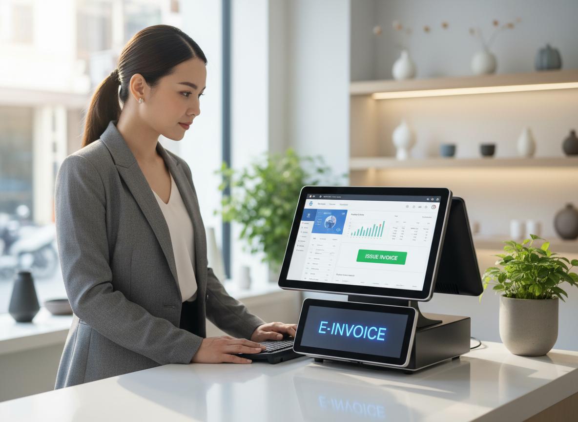 Phần mềm xuất hóa đơn điện tử từ máy tính tiền: Giải pháp tuân thủ ND70