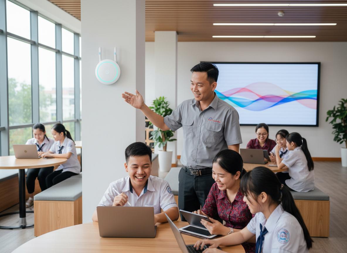 Tối ưu Lắp đặt Wifi/Internet tốc độ cao cho trường học: Chuẩn WiFi 6