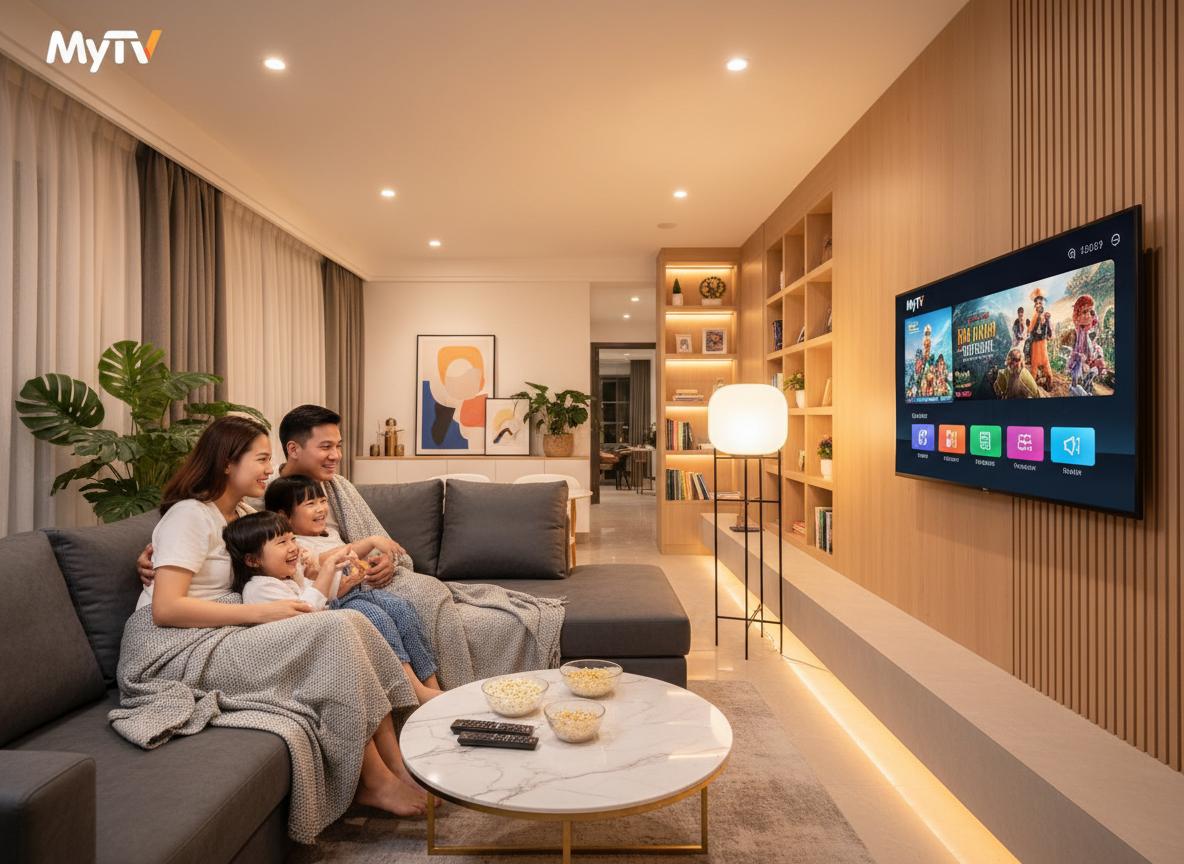 Truyền hình MyTV của VNPT: Giải trí đỉnh cao cho mọi gia đình Việt