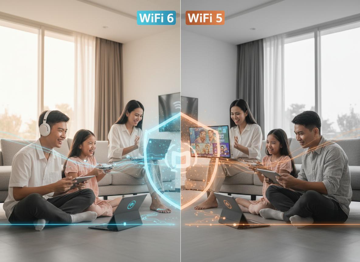 So sánh Wifi 6 và Wifi 5: Khác biệt không chỉ nằm ở tốc độ