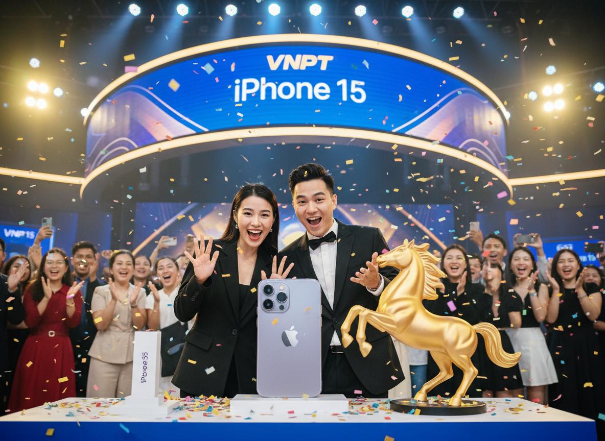 Săn Ngựa Vàng VNPT: Đón Ngàn Tài Lộc, Cơ Hội Trúng iPhone 15