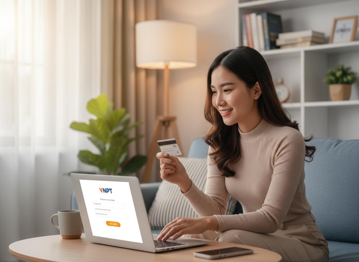 Hướng dẫn đóng tiền wifi VNPT online nhanh, tiện, an toàn nhất