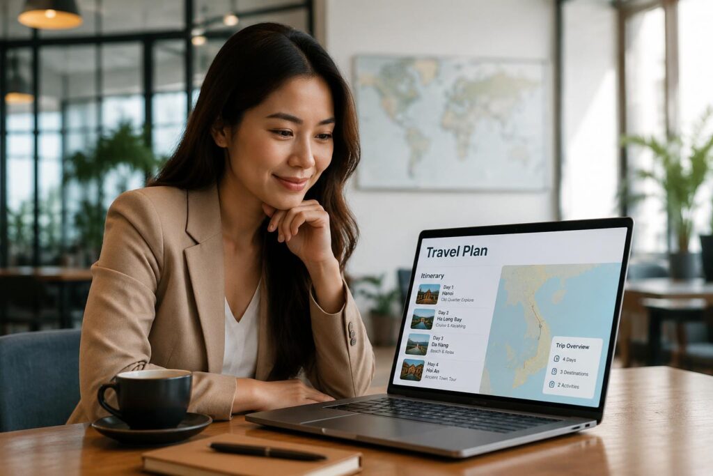 Cách dùng ChatGPT lập lịch trình du lịch