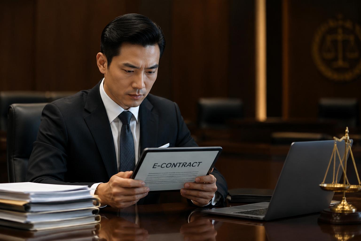 Chứng cứ hợp đồng điện tử trước tòa