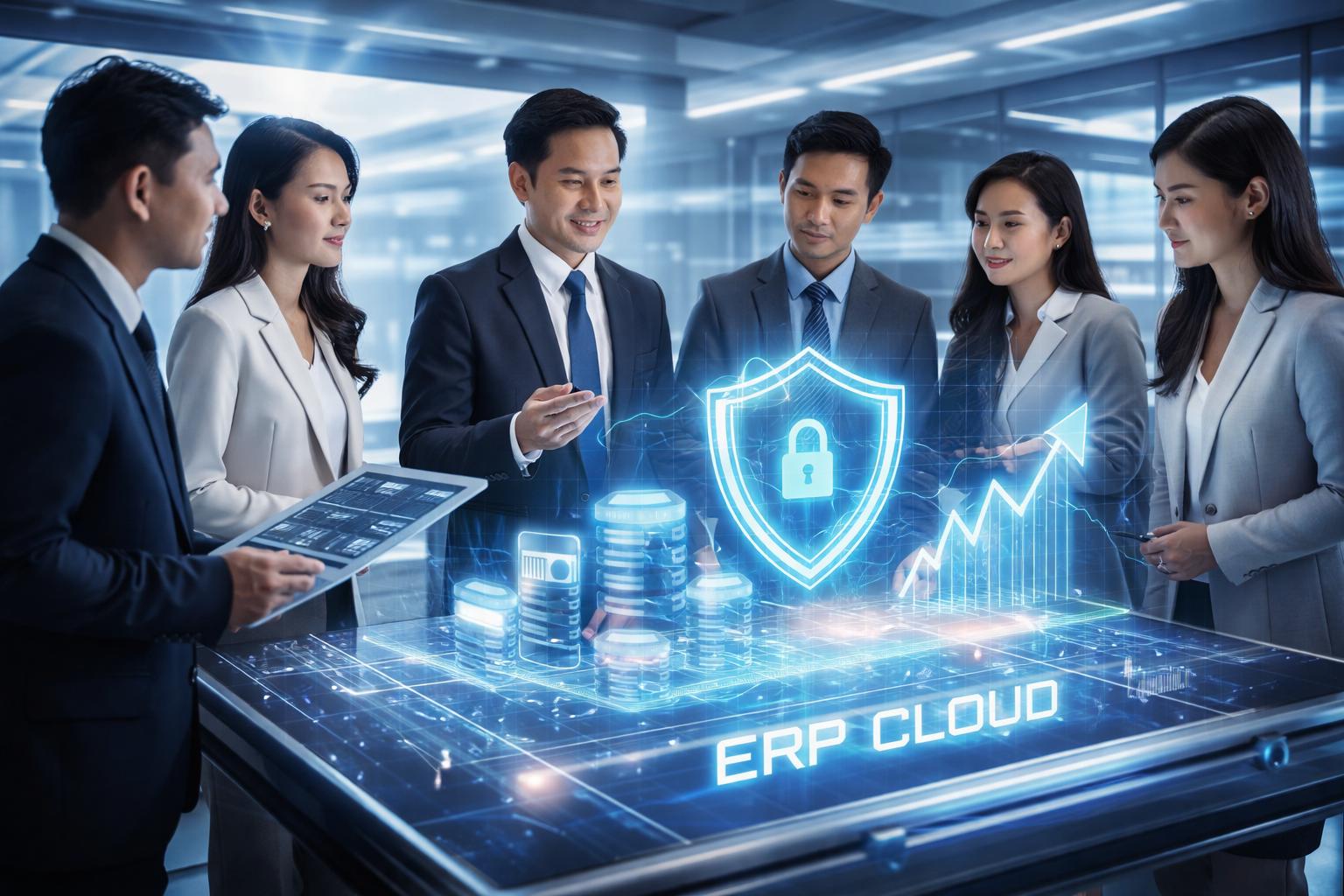 Lợi ích vượt trội khi triển khai ERP trên nền tảng Cloud Server