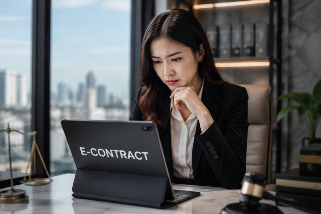 Điều kiện hợp đồng điện tử hợp lệ