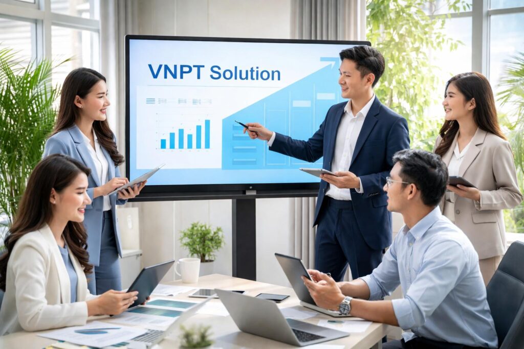 Giảm giấy tờ hành chính với hệ sinh thái VNPT.