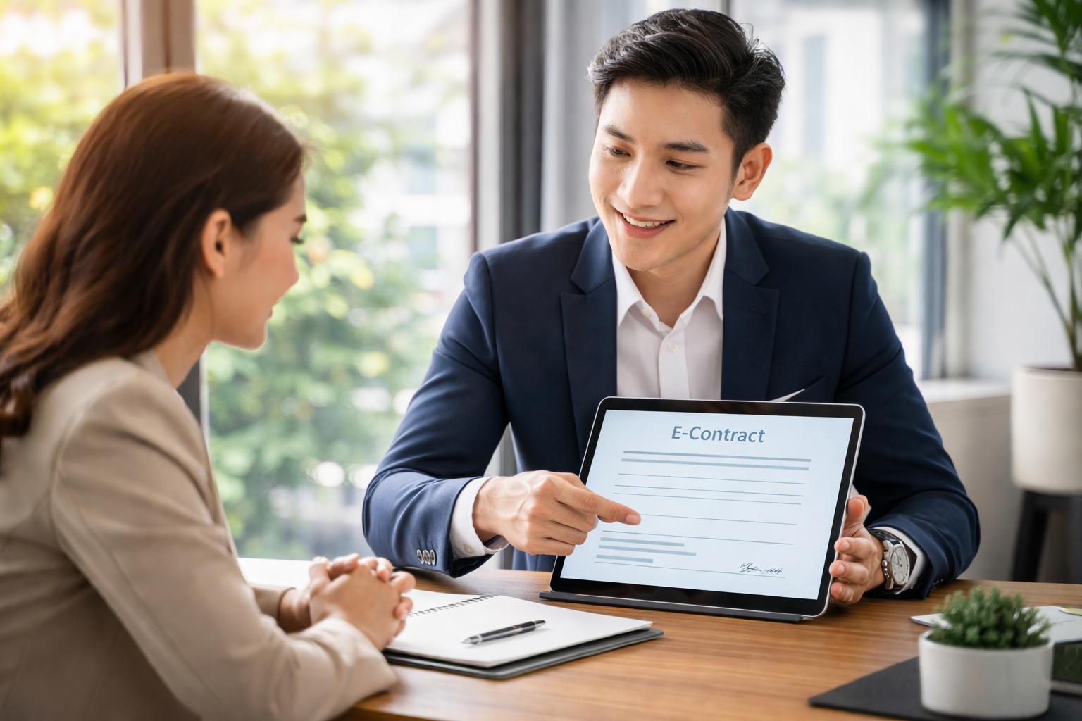 Hợp đồng điện tử cho bất động sản