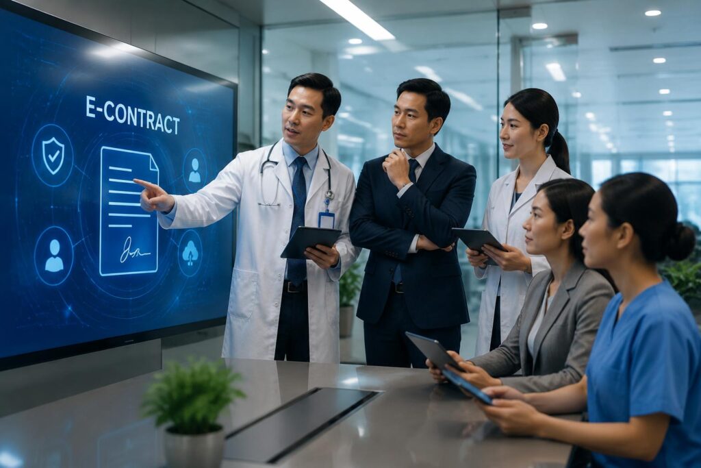 Hợp đồng điện tử cho bệnh viện