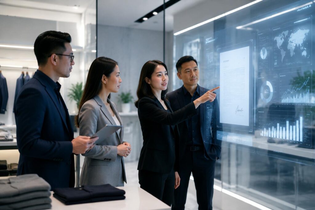 Hợp đồng điện tử cho chuỗi bán lẻ