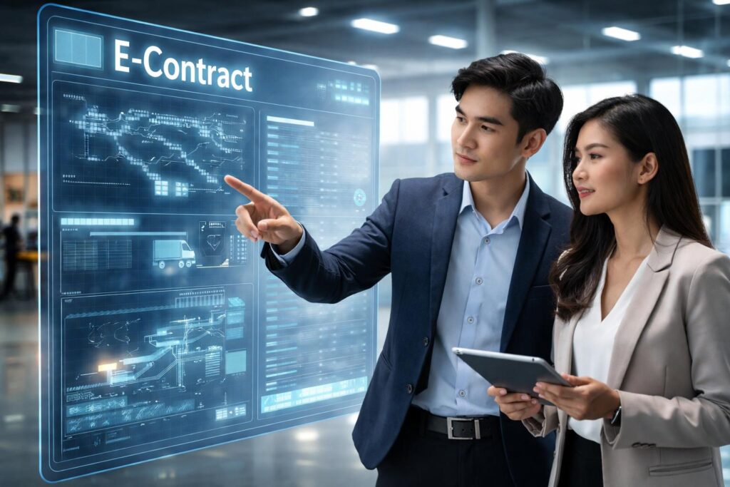 Hợp đồng điện tử cho logistics