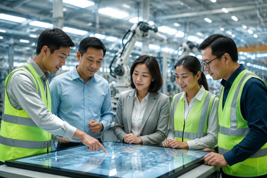 Hợp đồng điện tử cho nhà máy