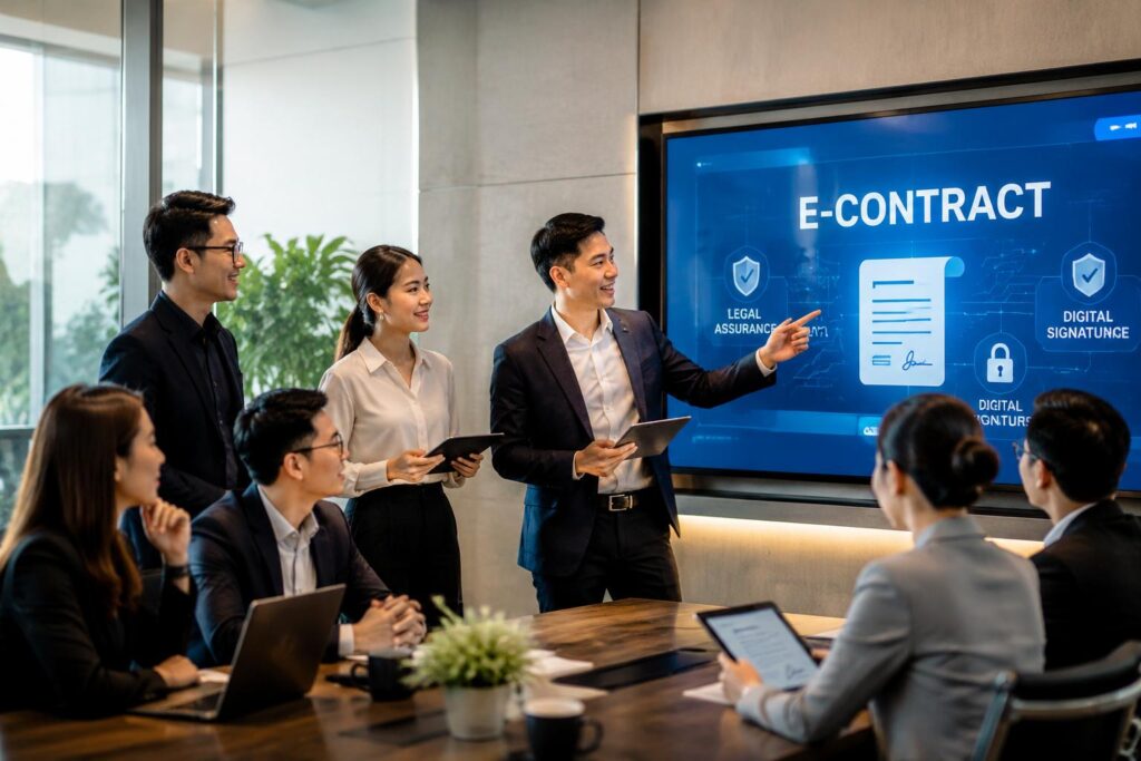 Hợp đồng điện tử cho phòng nhân sự