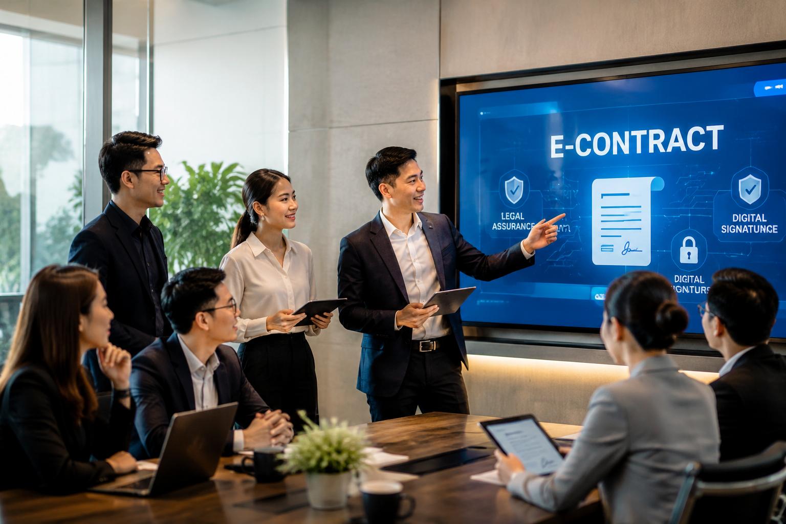 Hợp đồng điện tử cho phòng nhân sự
