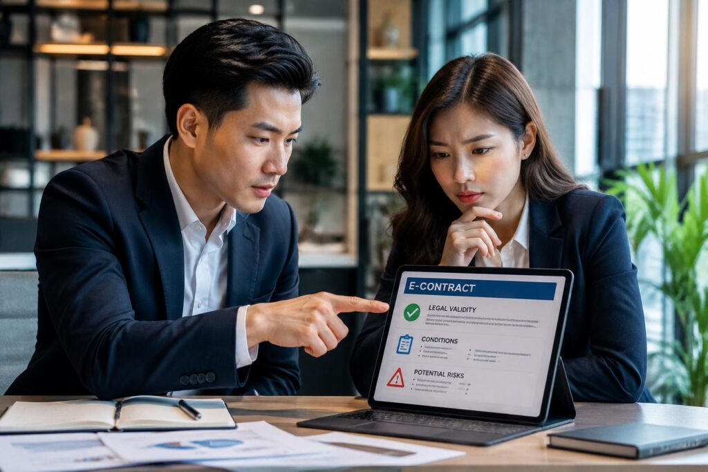 Hợp đồng điện tử có giá trị pháp lý không