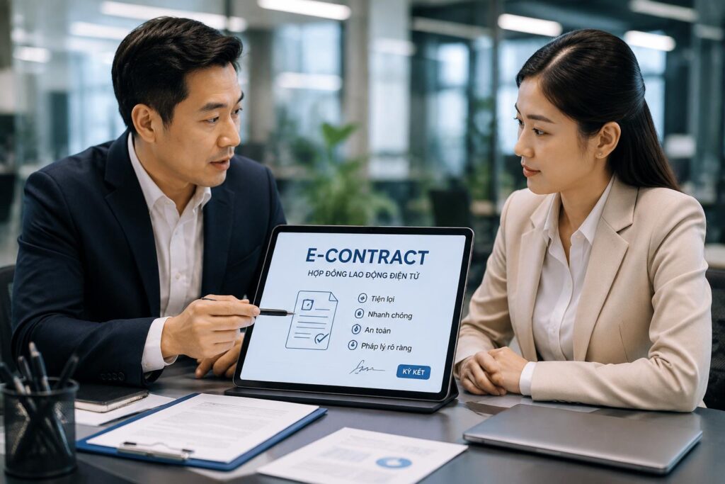 Hợp đồng lao động điện tử có hợp pháp không