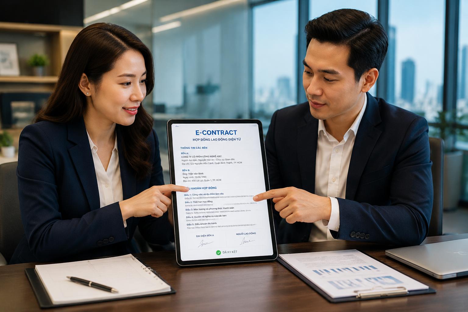 Hợp đồng lao động điện tử là gì