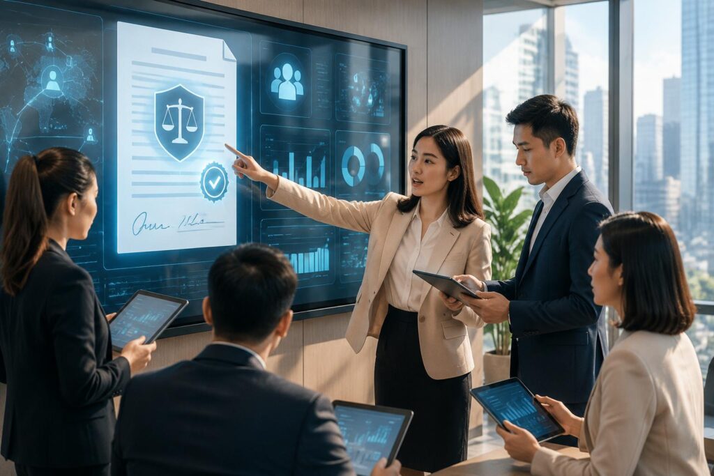 Hợp đồng thời vụ điện tử