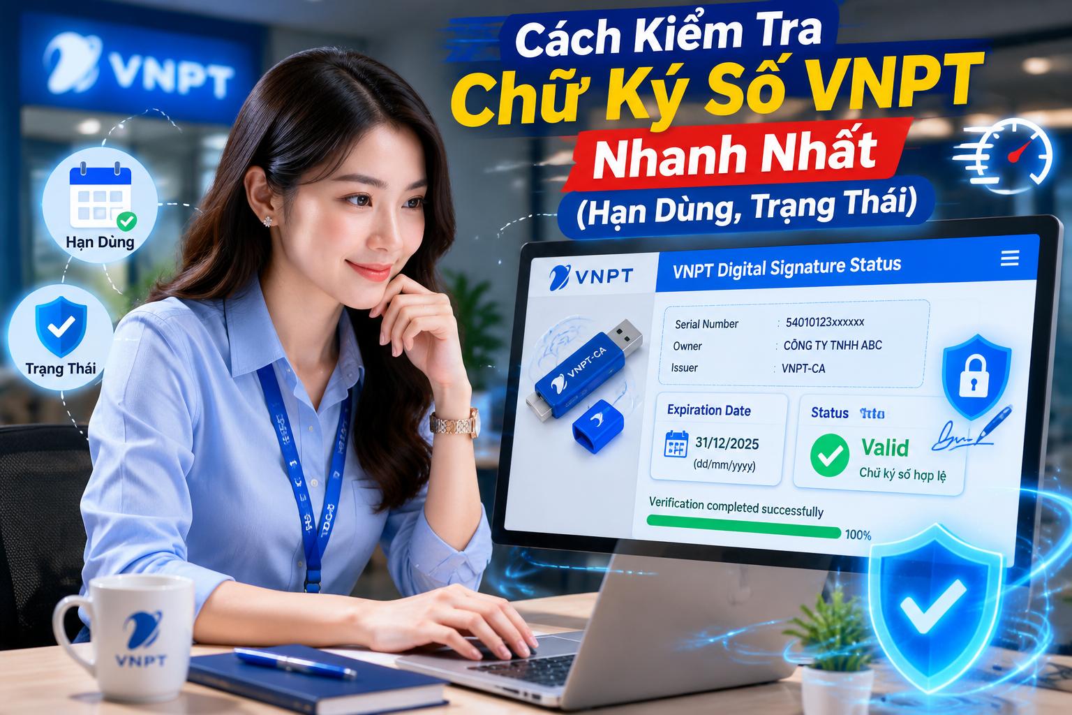 Kiểm tra chữ ký số VNPT?