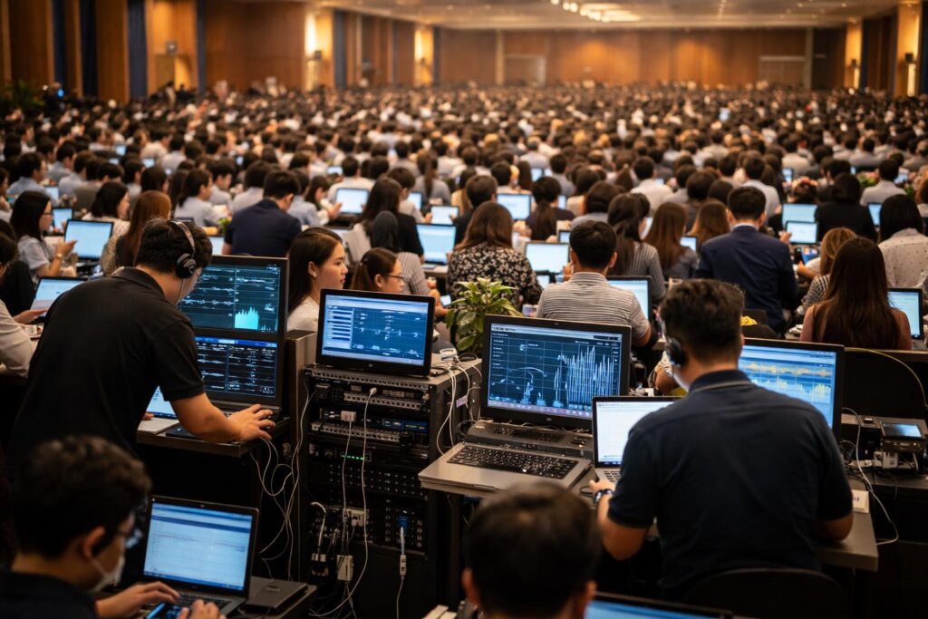 Kinh nghiệm triển khai WiFi cho hội nghị đông người