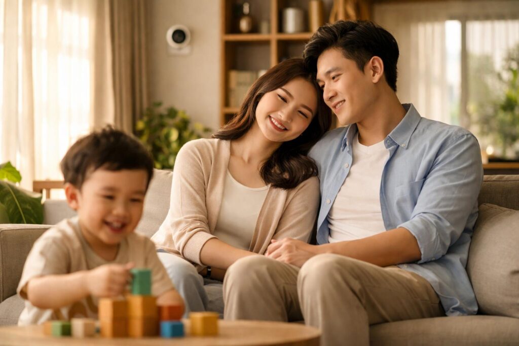 Lợi ích của camera đối với gia đình có trẻ nhỏ
