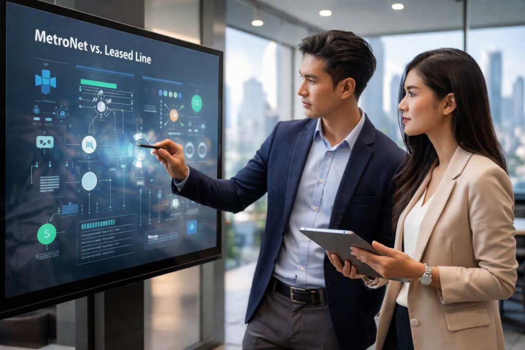 MetroNet khác gì Leased Line?