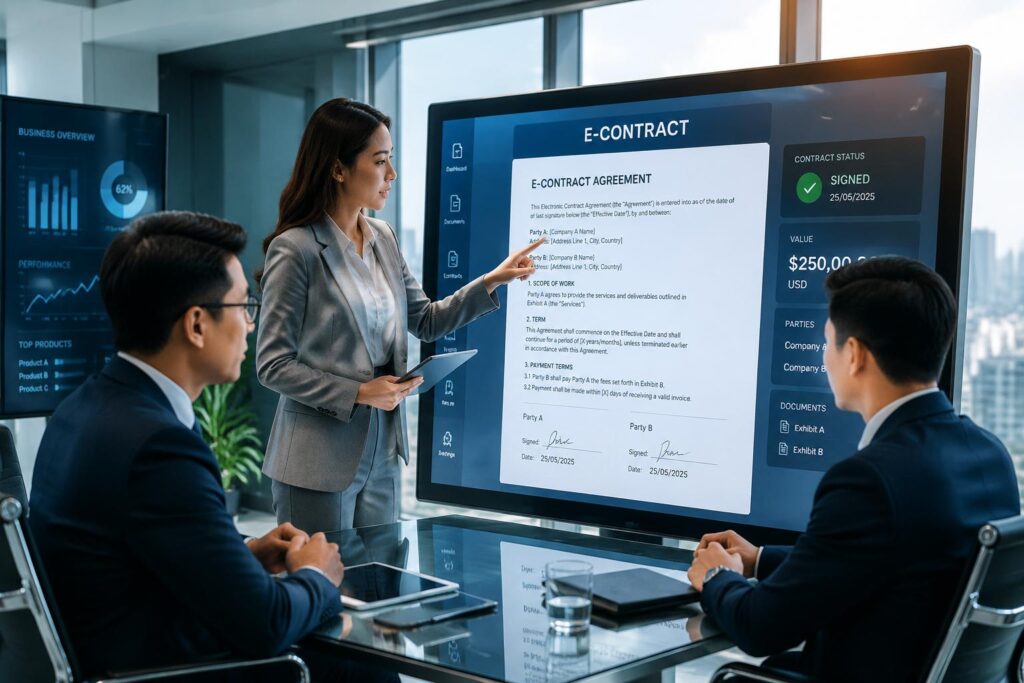 Nhà cung cấp hợp đồng điện tử uy tín