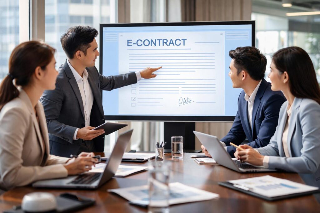 Quy trình triển khai hợp đồng điện tử trong doanh nghiệp