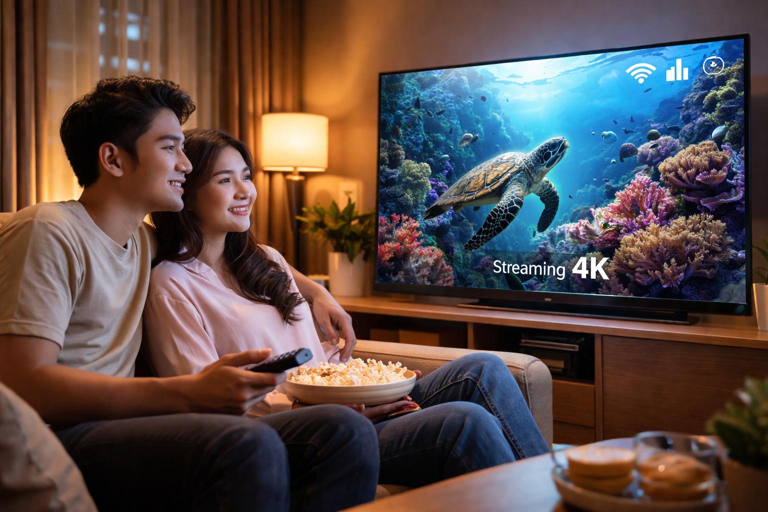 Smart TV cần mạng bao nhiêu Mbps?