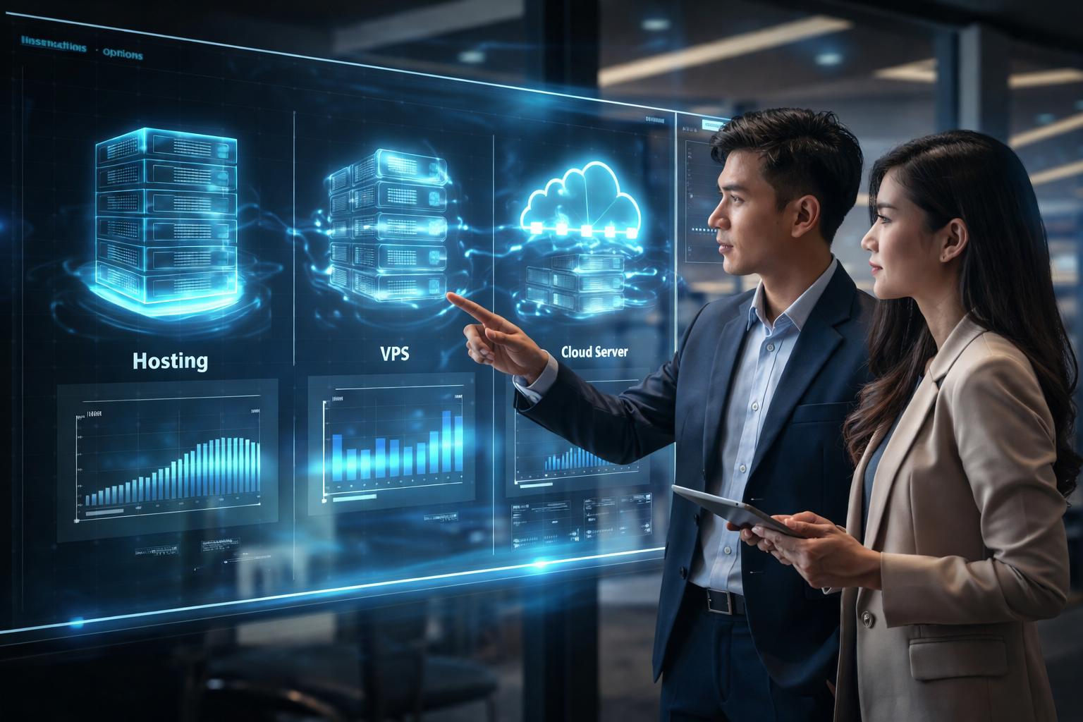 So sánh chi phí Hosting - VPS - Cloud Server