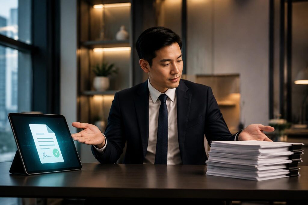 So sánh hợp đồng điện tử và hợp đồng giấy