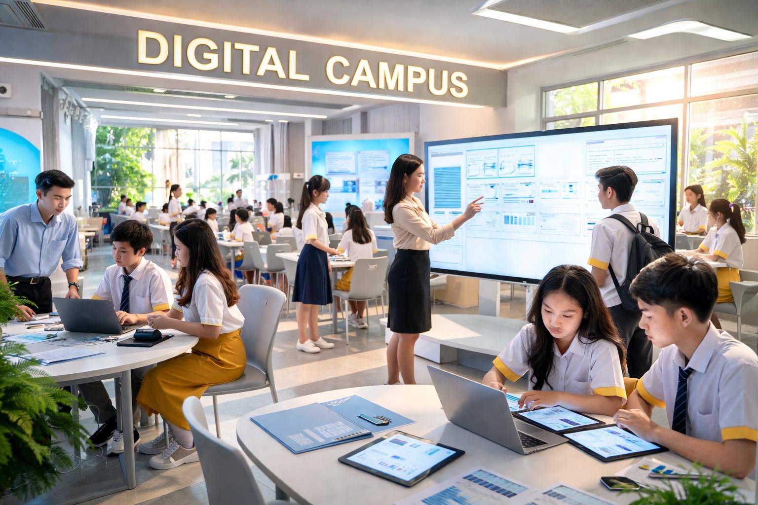 Văn phòng số trong trường học là gì? Các giải pháp triển khai
