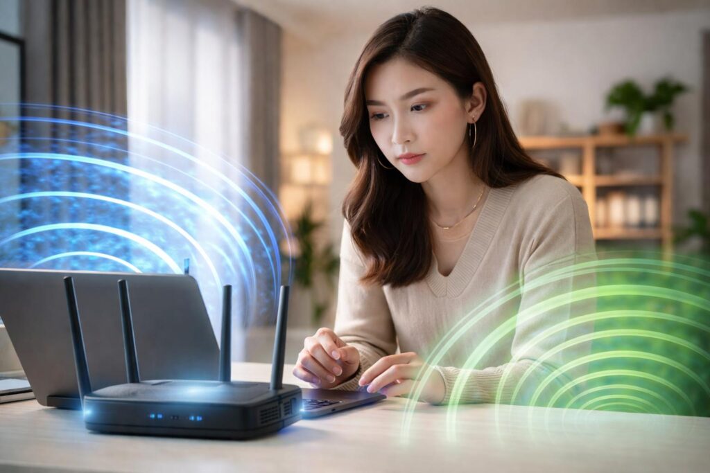Vì sao WiFi 5GHz nhanh nhưng sóng lại yếu hơn?