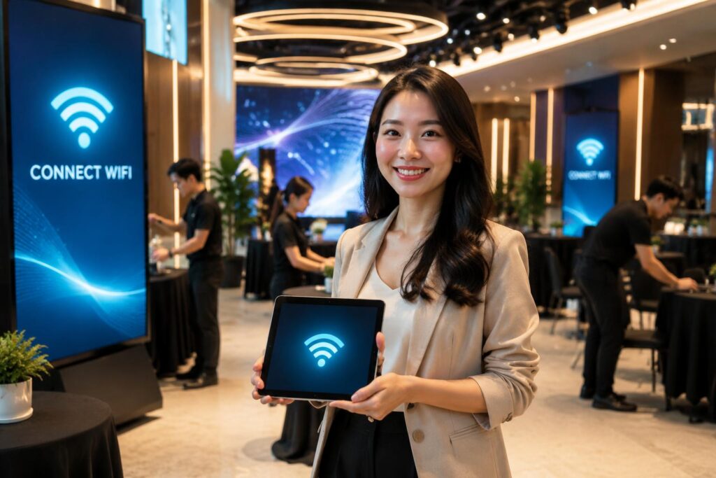 WiFi Marketing cho sự kiện thu thập khách hàng tiềm năng