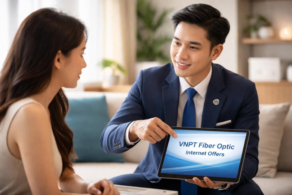 Bảng giá cước cáp quang VNPT mới nhất 2026: Ưu đãi & Lắp đặt