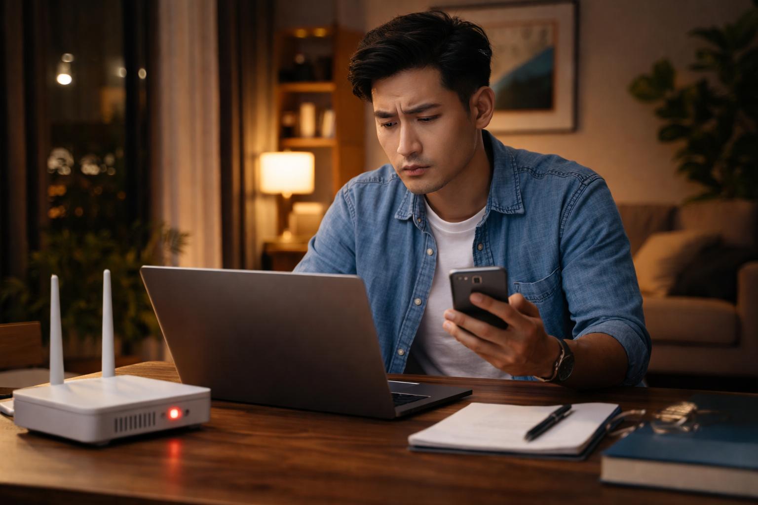 Các dấu hiệu nhận biết lỗi mạng VNPT) cần liên hệ kỹ thuật viên VNPT ngay