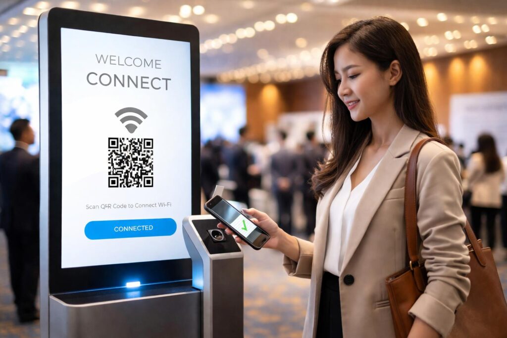 Check-in sự kiện nhanh hơn với cổng đăng nhập WiFi