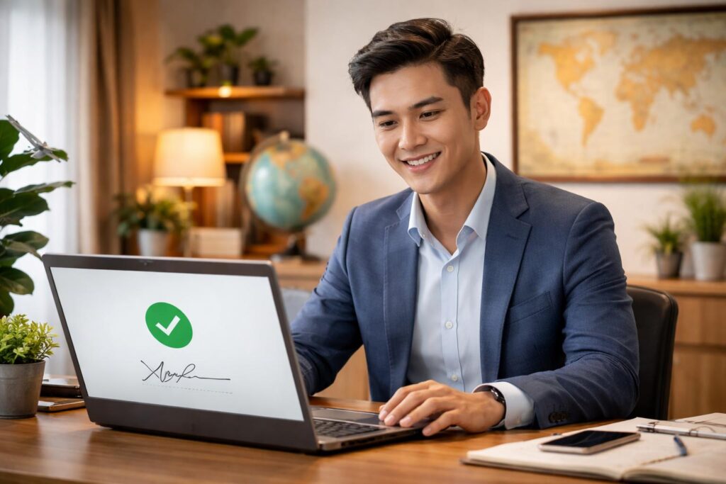 Chữ ký số giúp công ty du lịch xử lý hồ sơ như thế nào