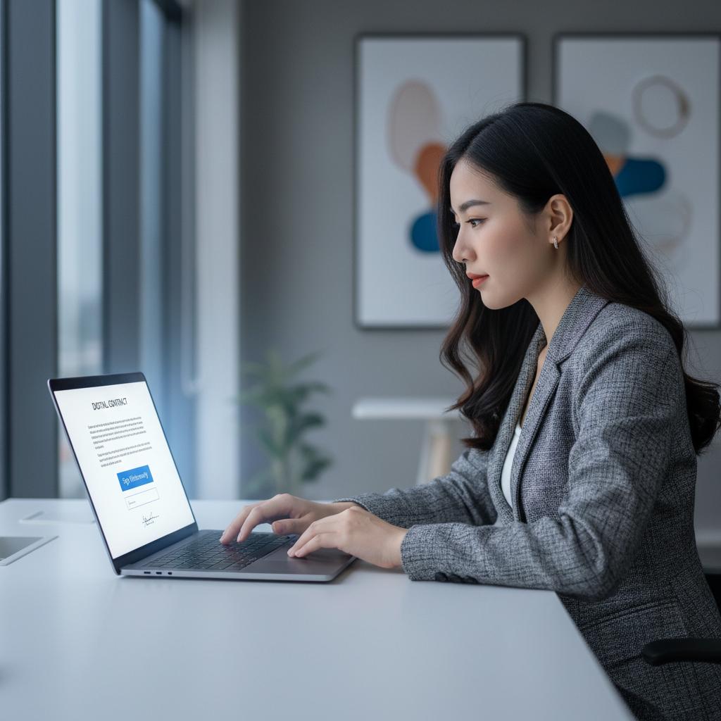 Chữ ký số VNPT ký hợp đồng điện tử