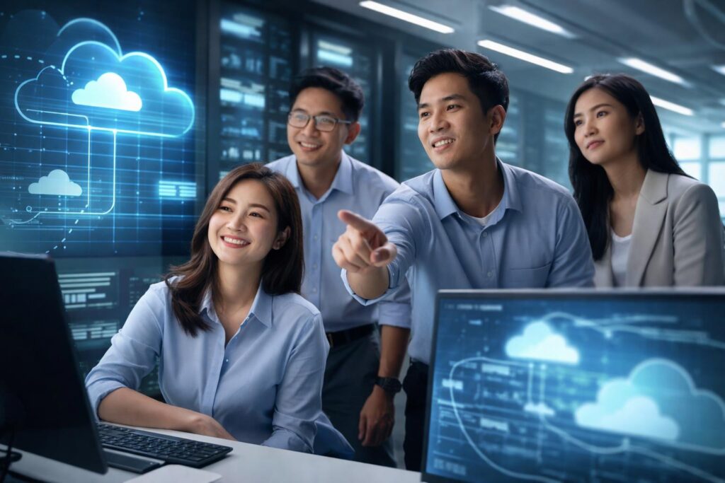 Cloud Server giúp giảm áp lực cho bộ phận IT thế nào?