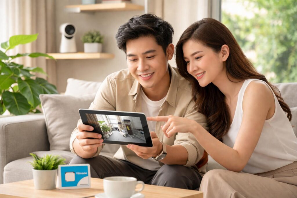 Giải pháp camera từ xa bằng SIM VinaPhone.