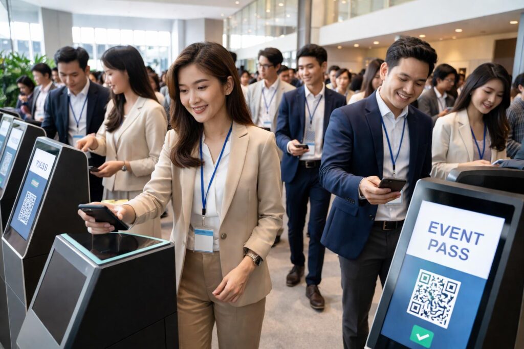 Giải pháp vé điện tử cho hội nghị, triển lãm