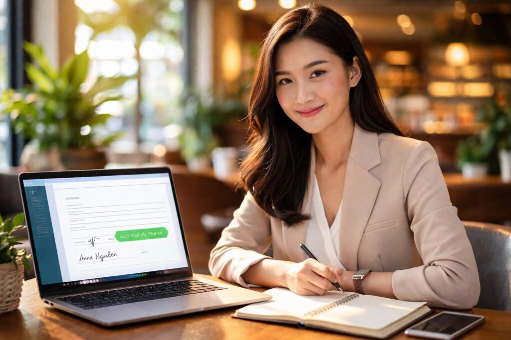Hợp đồng điện tử giúp xử lý công việc từ xa thế nào